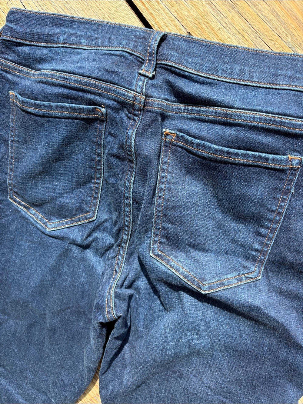 Banana Republic Factory Dark Indigo Skinny Jeans 31/12 - Picture 7 of 8
